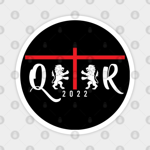 England Football Qatar 2022 Magnet by NAYAZstore